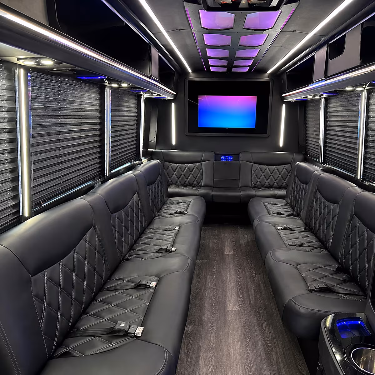 airport shuttle buses for durham wedding guests flying into rdu