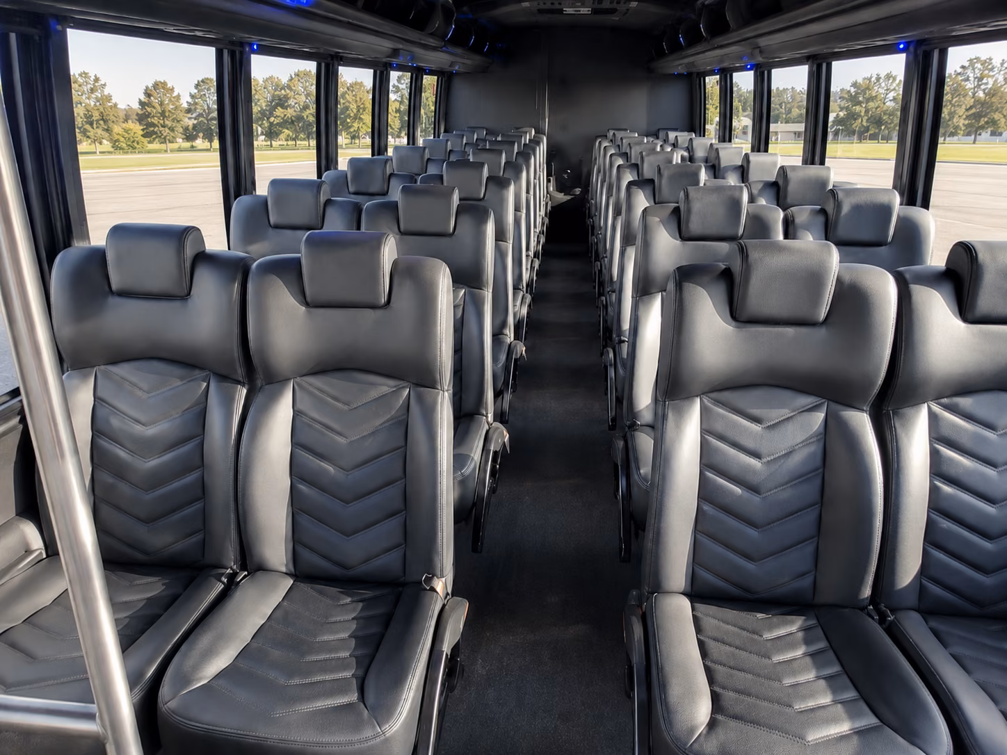 durham 20 passenger minibus inside