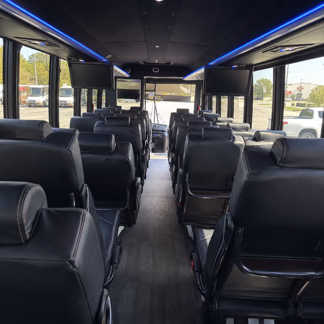 durham 30 passenger minibus interior