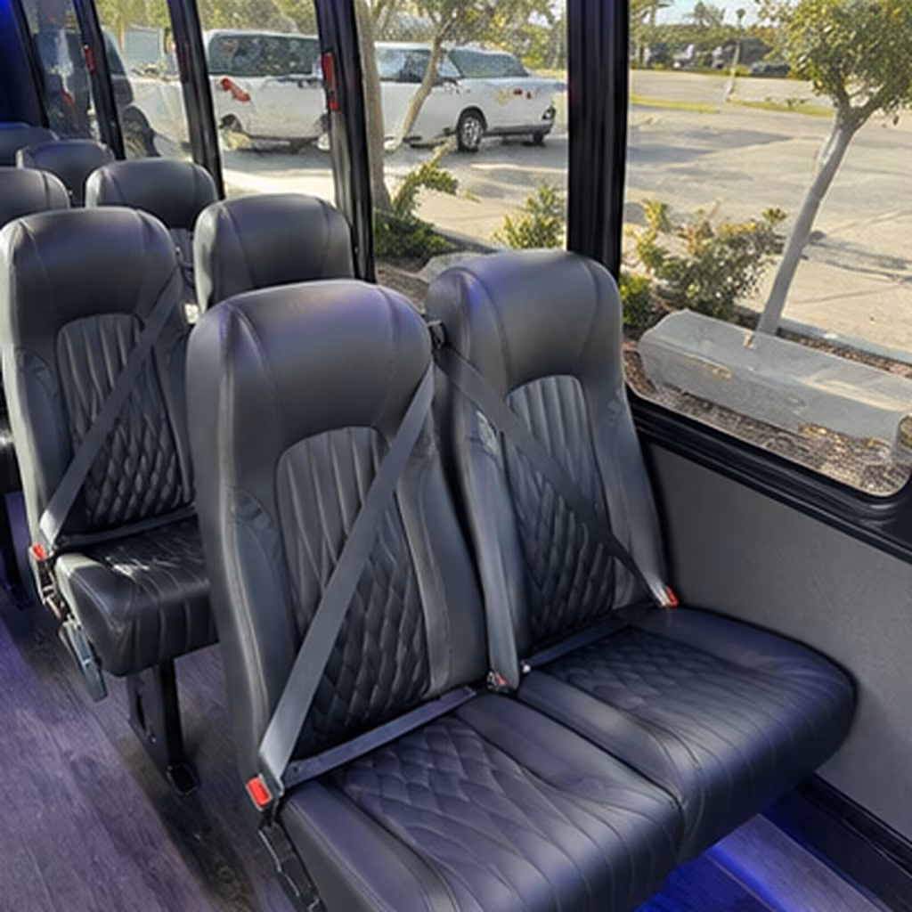 durham 35 passenger minibus interior