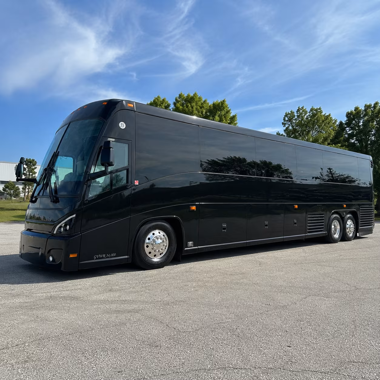 durham 47 passenger charter bus