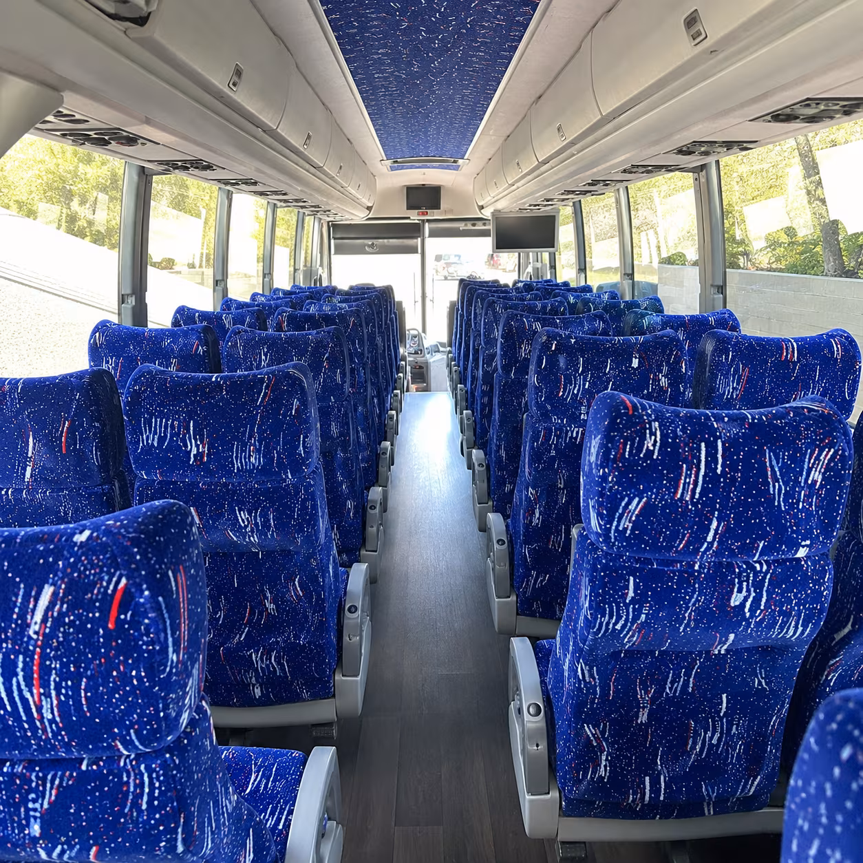 durham 50 passenger charter bus interior