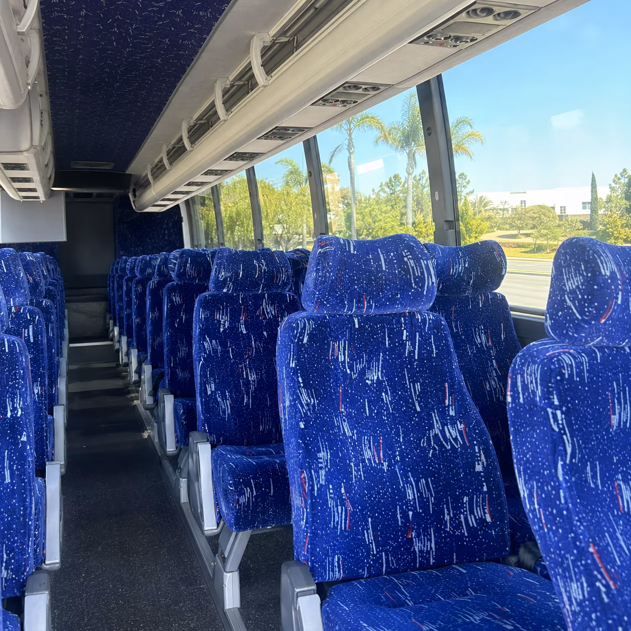 durham concert transportation onboard seating