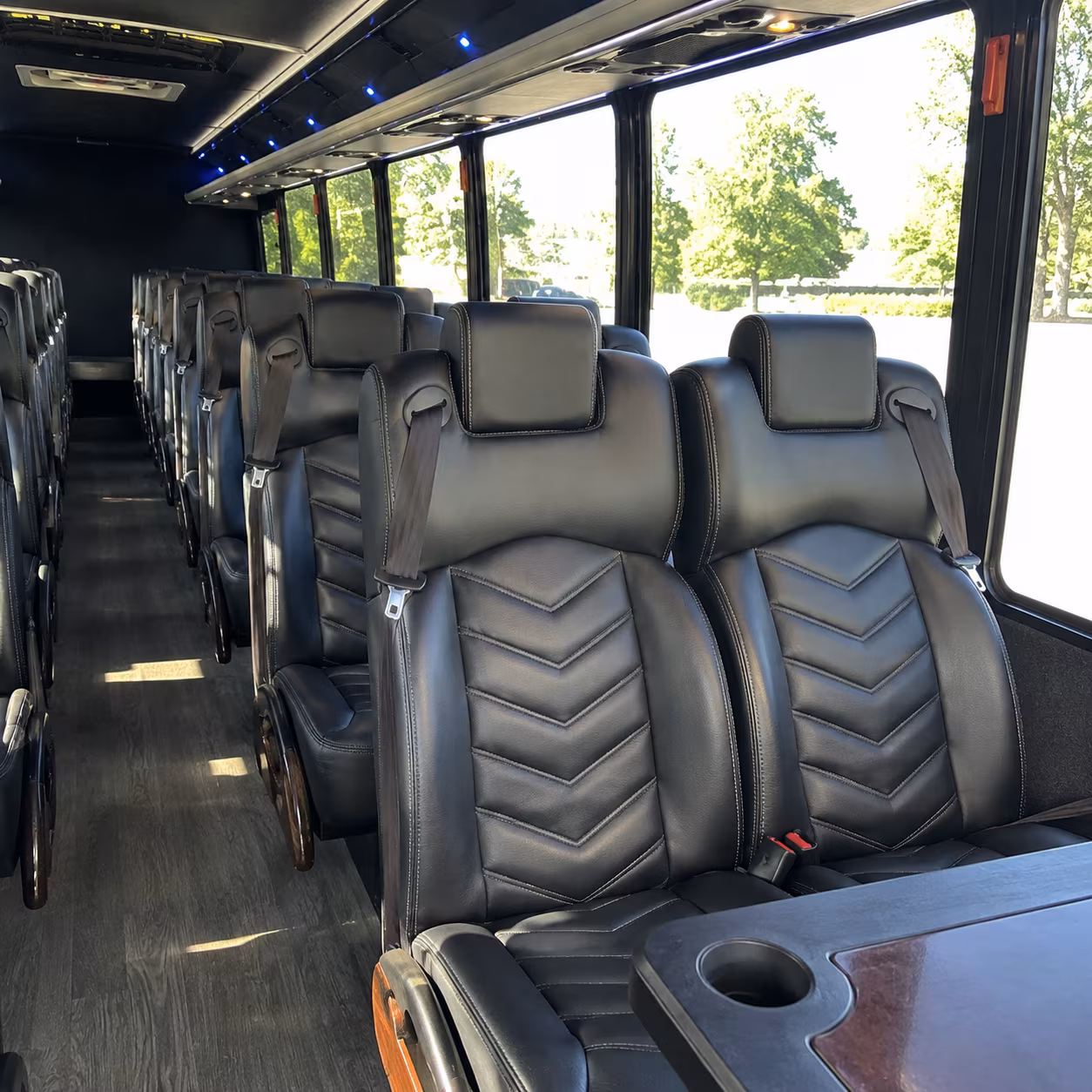durham field trip transportation onboard seating