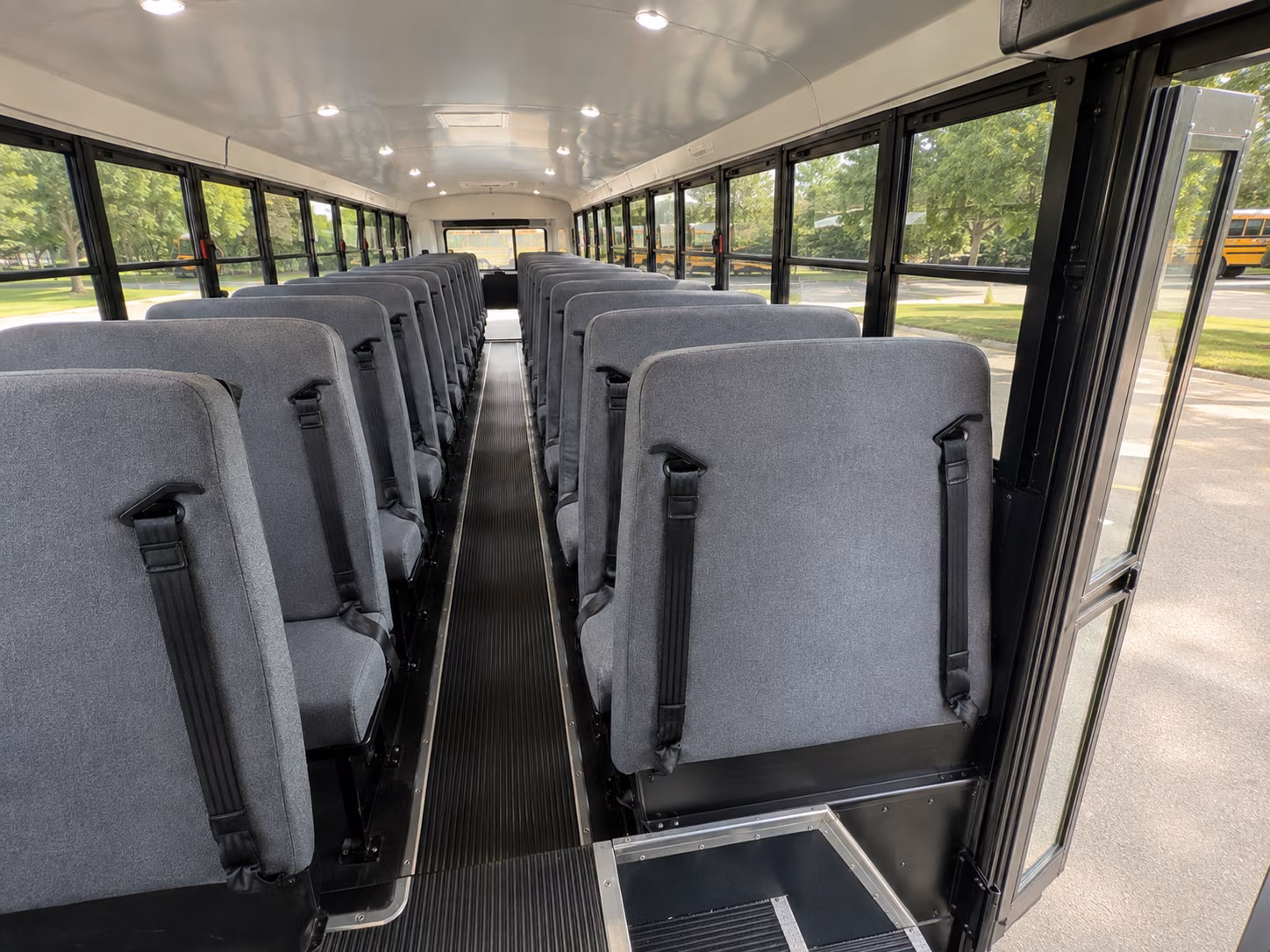durham school bus interior
