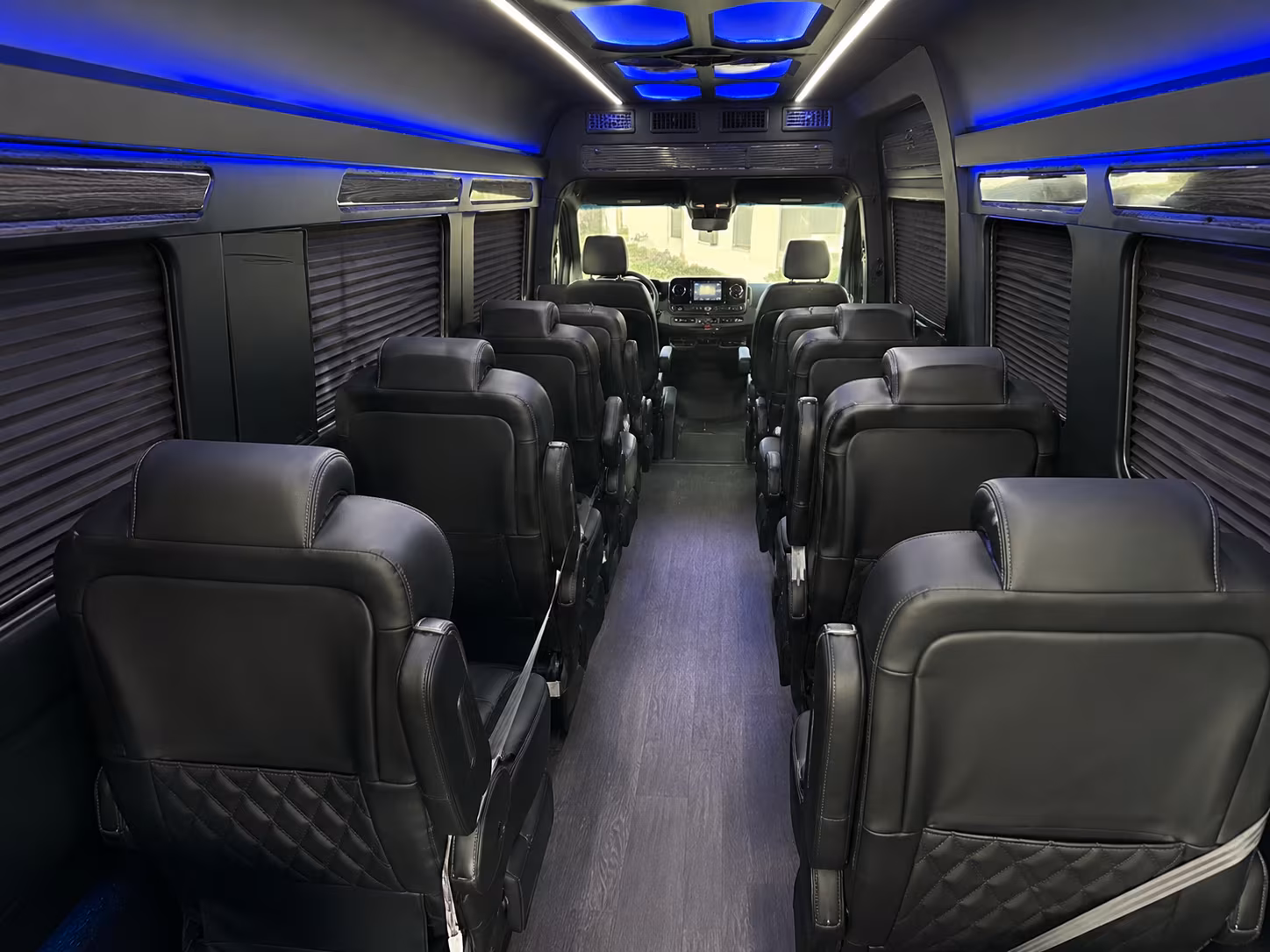 durham sprinter van with driver inside